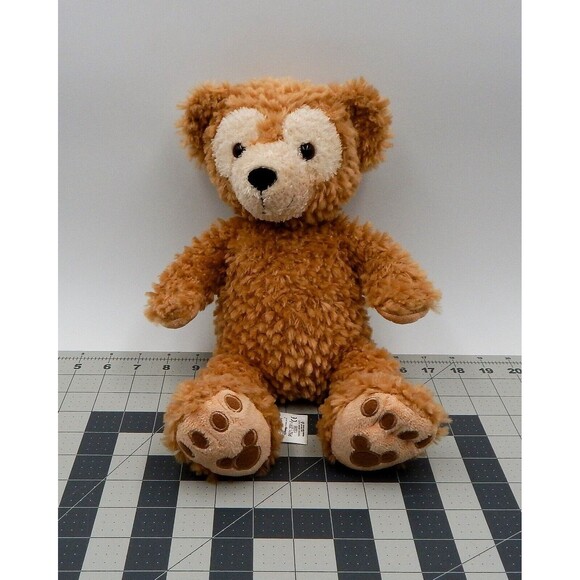 Walt Disney Store Hidden Mickey Duffy Teddy Bear Plush 12 Inch Stuffed Animal - Picture 1 of 11